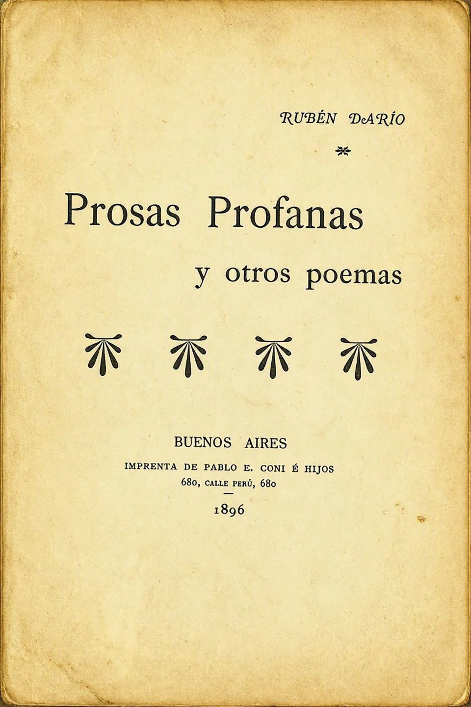 Prosas Profanas y Otros Poemas